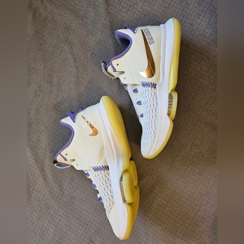 Nike LeBron Witess V5  Summit White Women's Basketball Shoes Size 10.5